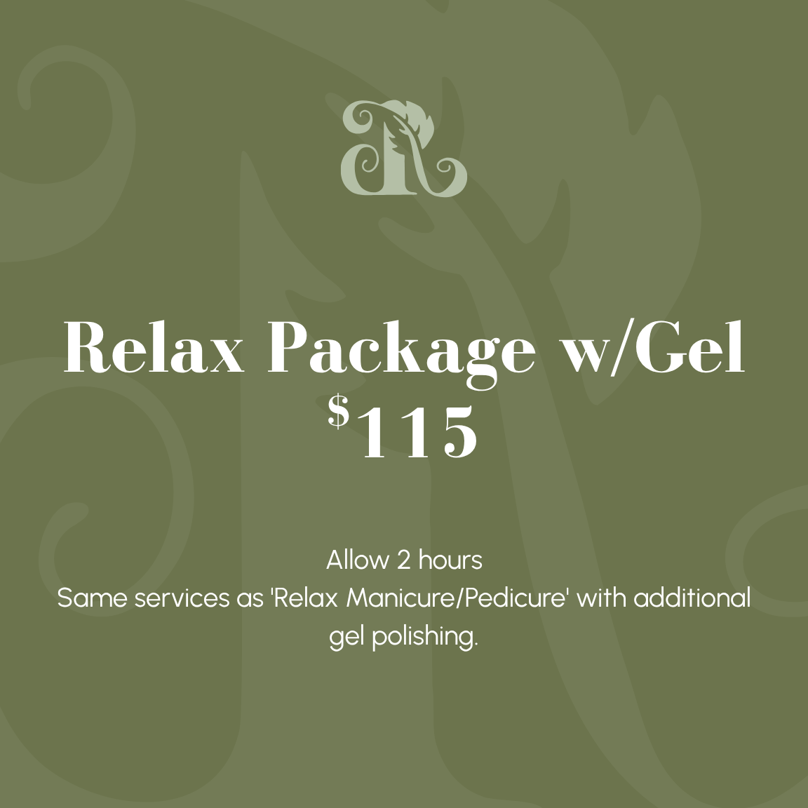 Relax package w/gel
