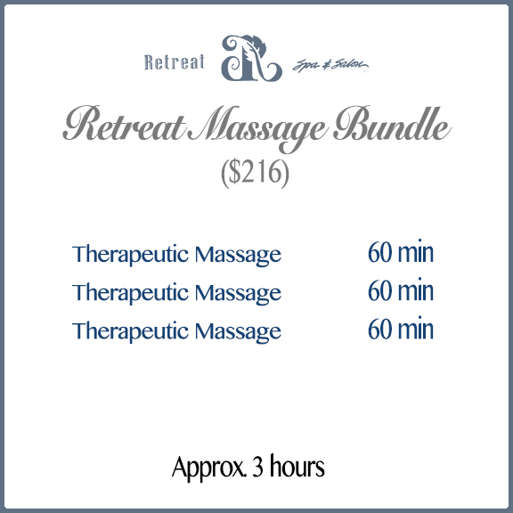 Retreat Massage Bundle Retreat Spa And Salon